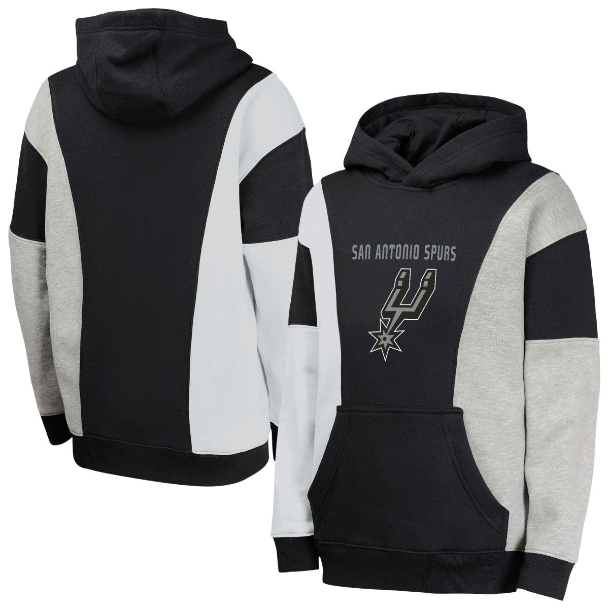 San Antonio Spurs Youth Ace In the Hole Pullover Hoodie Black - NBA