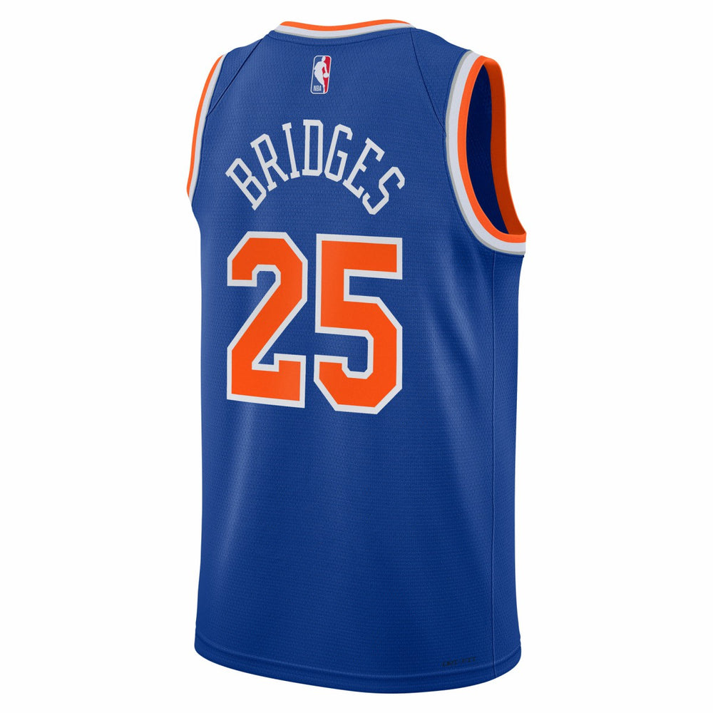 Mikal Bridges New York Knicks Youth Swingman Jersey Icon Edition Blue - NBA