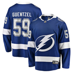 Jake Guentzel Tampa Bay Lightning Fanatics Home Premier Breakaway Player Jersey - Blue - NHL
