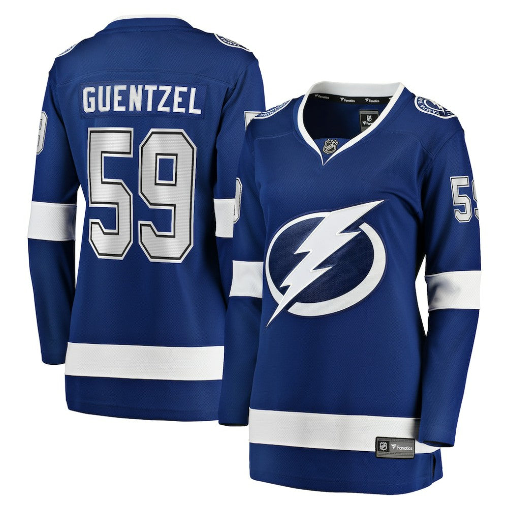 Jake Guentzel Tampa Bay Lightning Fanatics Women's Home Premier Breakaway Player Jersey Breakaway Jersey - Blue - NHL