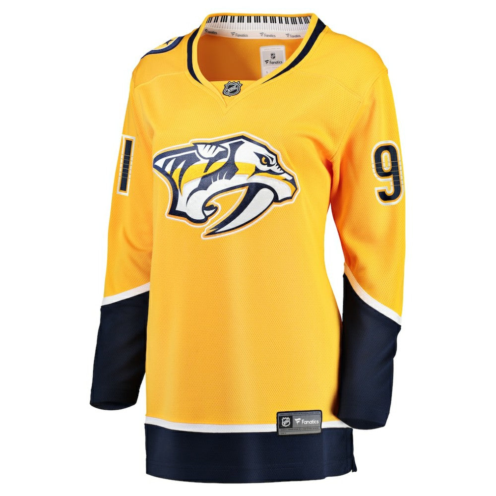 Steven Stamkos Nashville Predators Fanatics Women's Home Premier Breakaway Player Jersey Breakaway Jersey - Gold - NHL