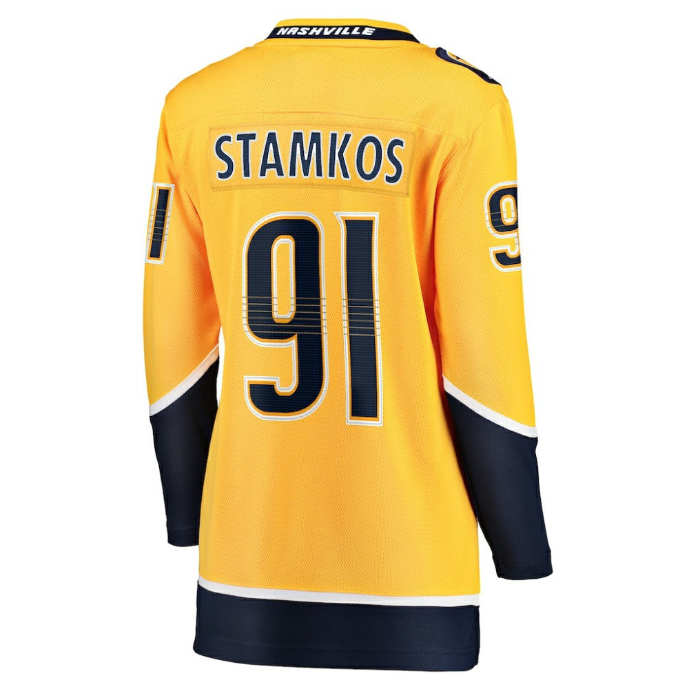 Steven Stamkos Nashville Predators Fanatics Women's Home Premier Breakaway Player Jersey Breakaway Jersey - Gold - NHL