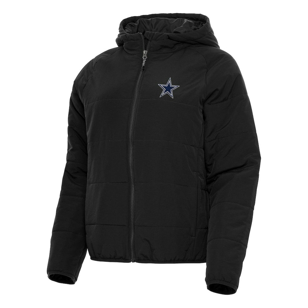 Dallas Cowboys Antigua Women's Universe Full-Zip Hoodie Jacket Black | NFL