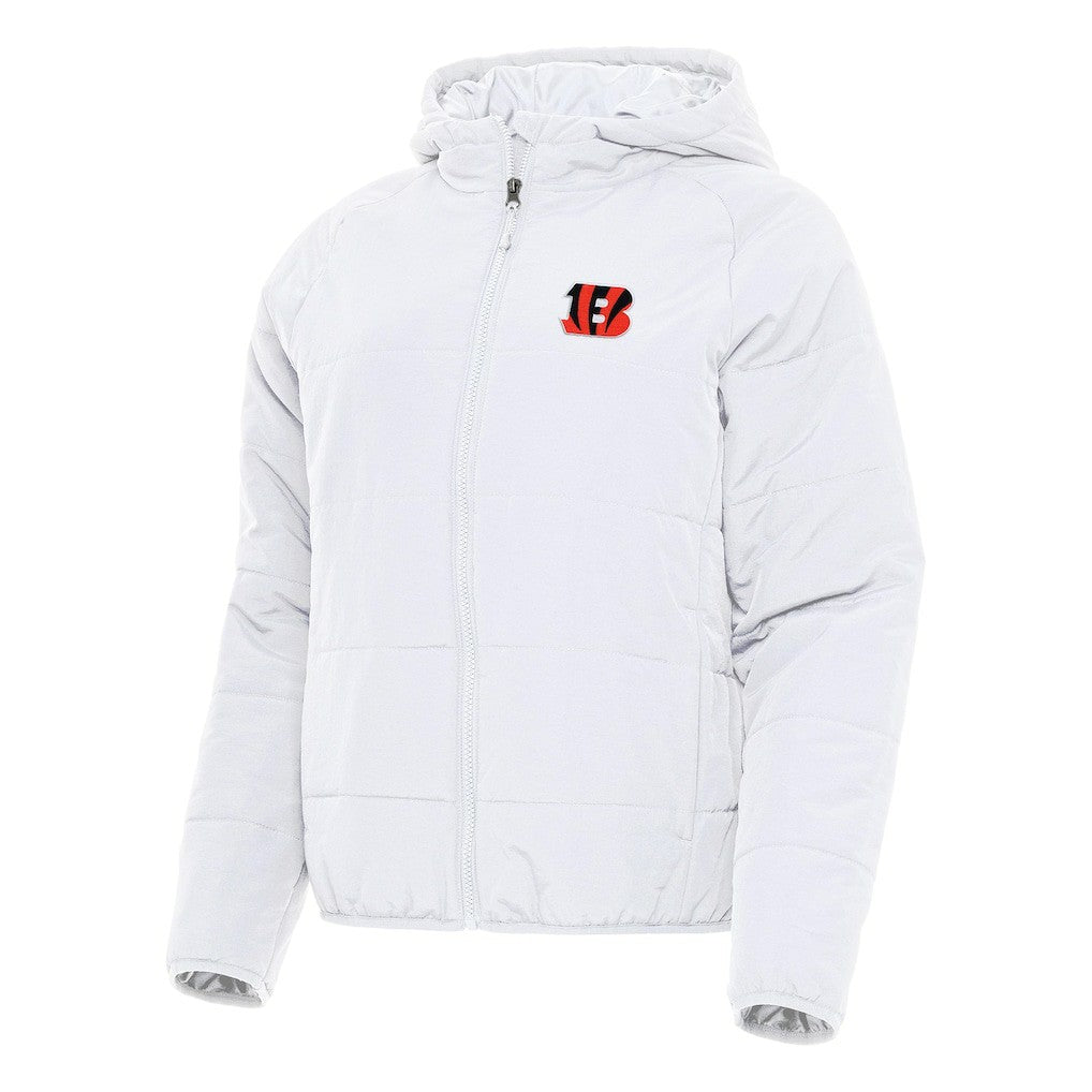 Cincinnati Bengals Antigua Women's Universe Full-Zip Hoodie Jacket White | NFL