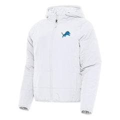 Detroit Lions Antigua Women's Universe Full-Zip Hoodie Jacket White | NFL