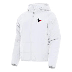 Houston Texans Antigua Women's Universe Full-Zip Hoodie Jacket White | NFL