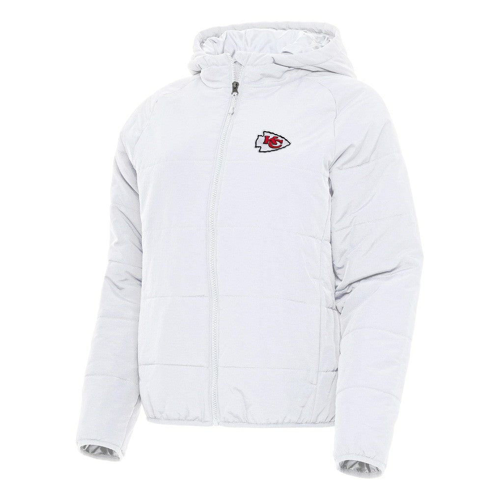 Kansas City Chiefs Antigua Women's Universe Full-Zip Hoodie Jacket White | NFL