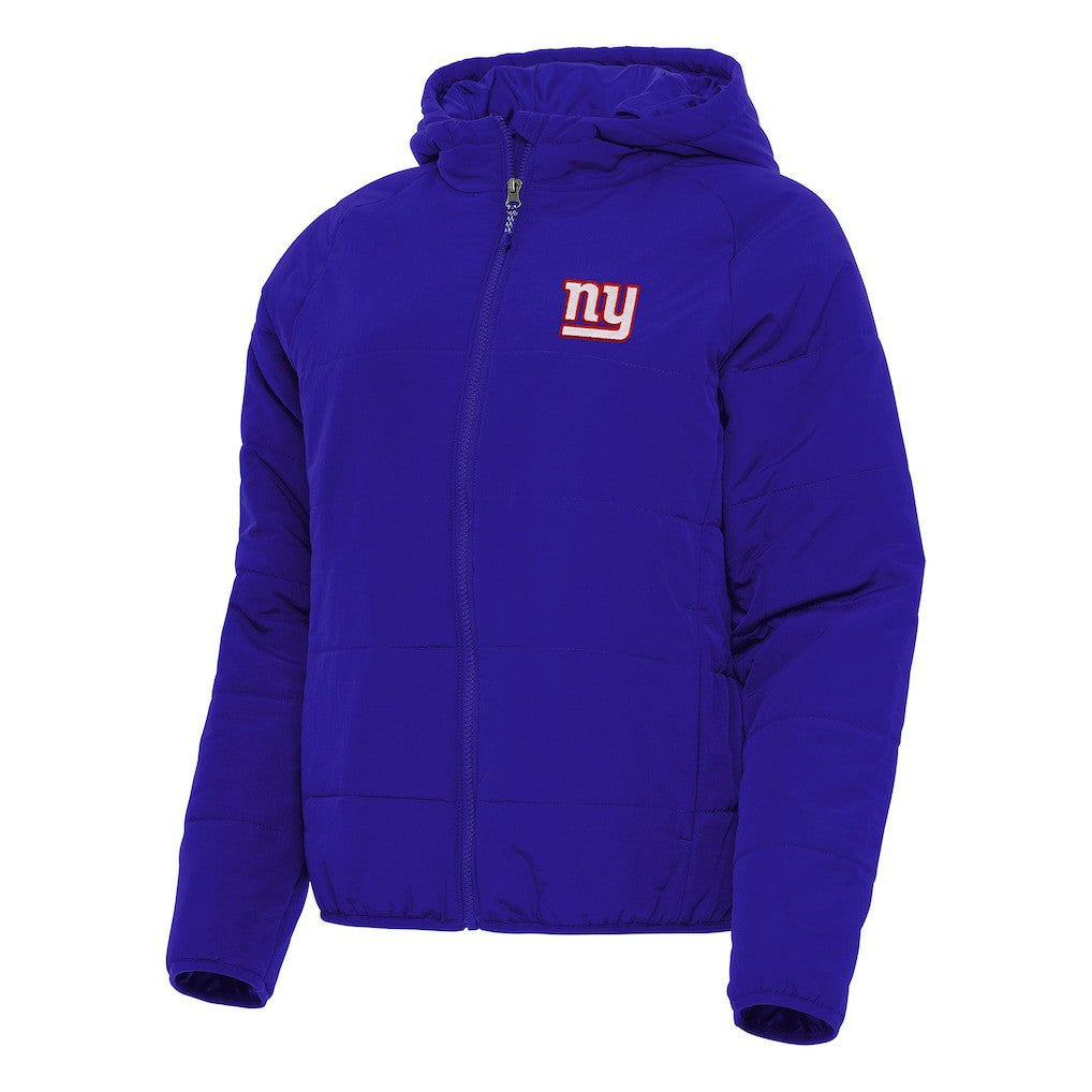 New York Giants Antigua Women's Universe Full-Zip Hoodie Jacket Royal | NFL