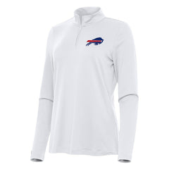 Buffalo Bills Antigua Women's Reprocess Quarter-Zip Top White | NFL