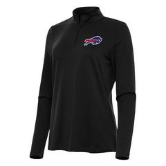 Buffalo Bills Antigua Women's Reprocess Quarter-Zip Top Black | NFL