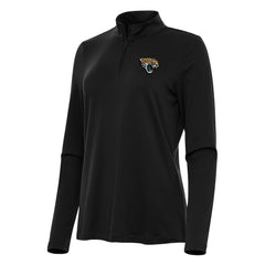 Jacksonville Jaguars Antigua Women's Reprocess Quarter-Zip Top Black | NFL