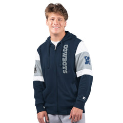 Dallas Cowboys G-III Sports by Carl Banks Extreme Full-Zip Hoodie Navy | NFL