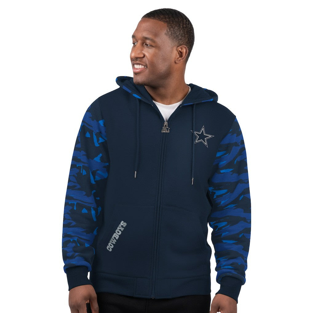 Dallas Cowboys Starter Thursday Night Gridiron Full-Zip Hoodie Navy | NFL