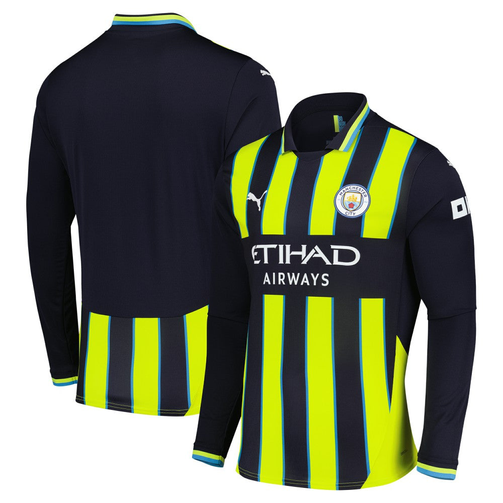 Manchester City 2024/25 Away Replica Long Sleeve Jersey Navy | Puma discount