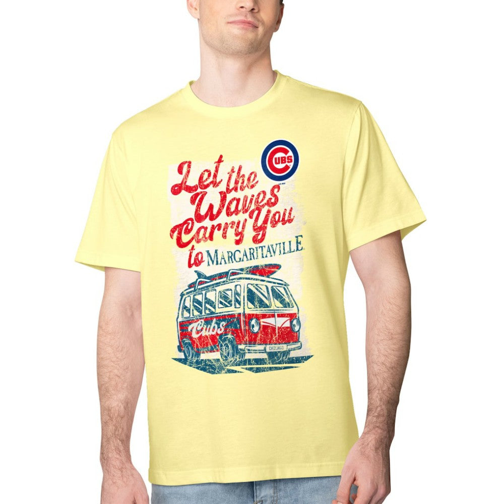 Chicago Cubs Margaritaville Bus Waves Graphic T-Shirt - MLB