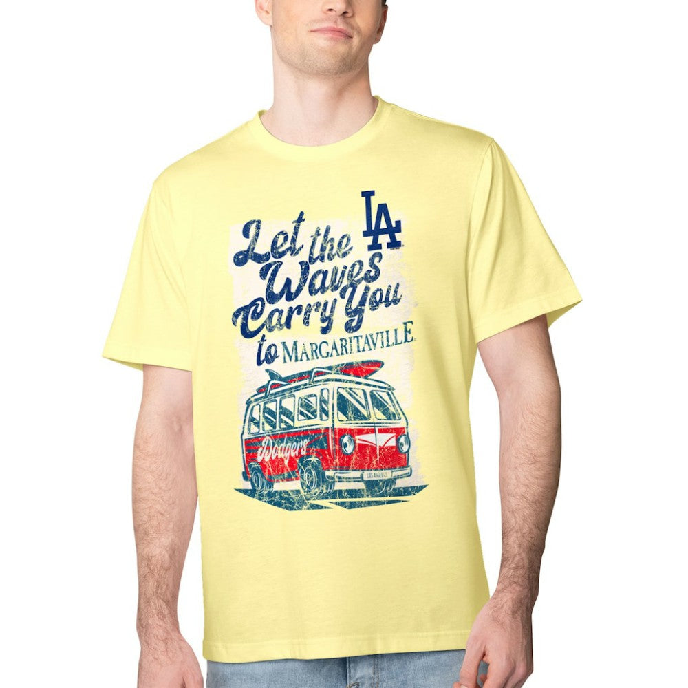 Los Angeles Dodgers Margaritaville Bus Waves Graphic T-Shirt - MLB
