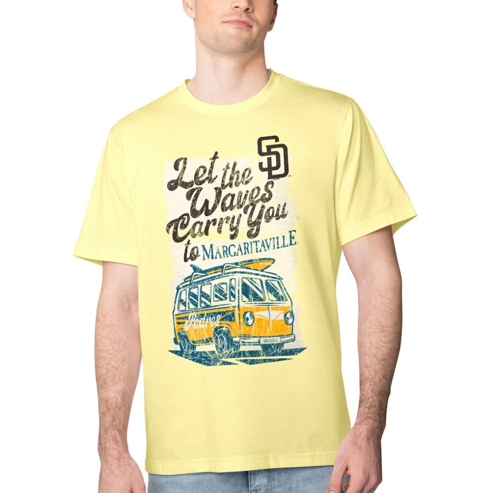 San Diego Padres Margaritaville Bus Waves Graphic T-Shirt - MLB