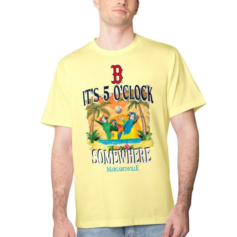 Boston Red Sox Margaritaville Five O'Clock Graphic T-Shirt - MLB