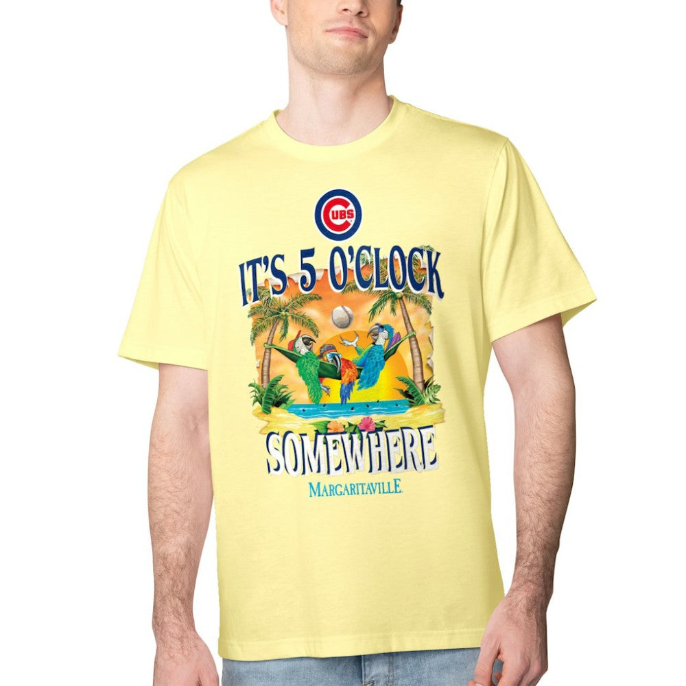 Chicago Cubs Margaritaville Five O'Clock Graphic T-Shirt - MLB