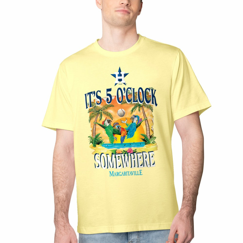 Houston Astros Margaritaville Five O'Clock Graphic T-Shirt - MLB
