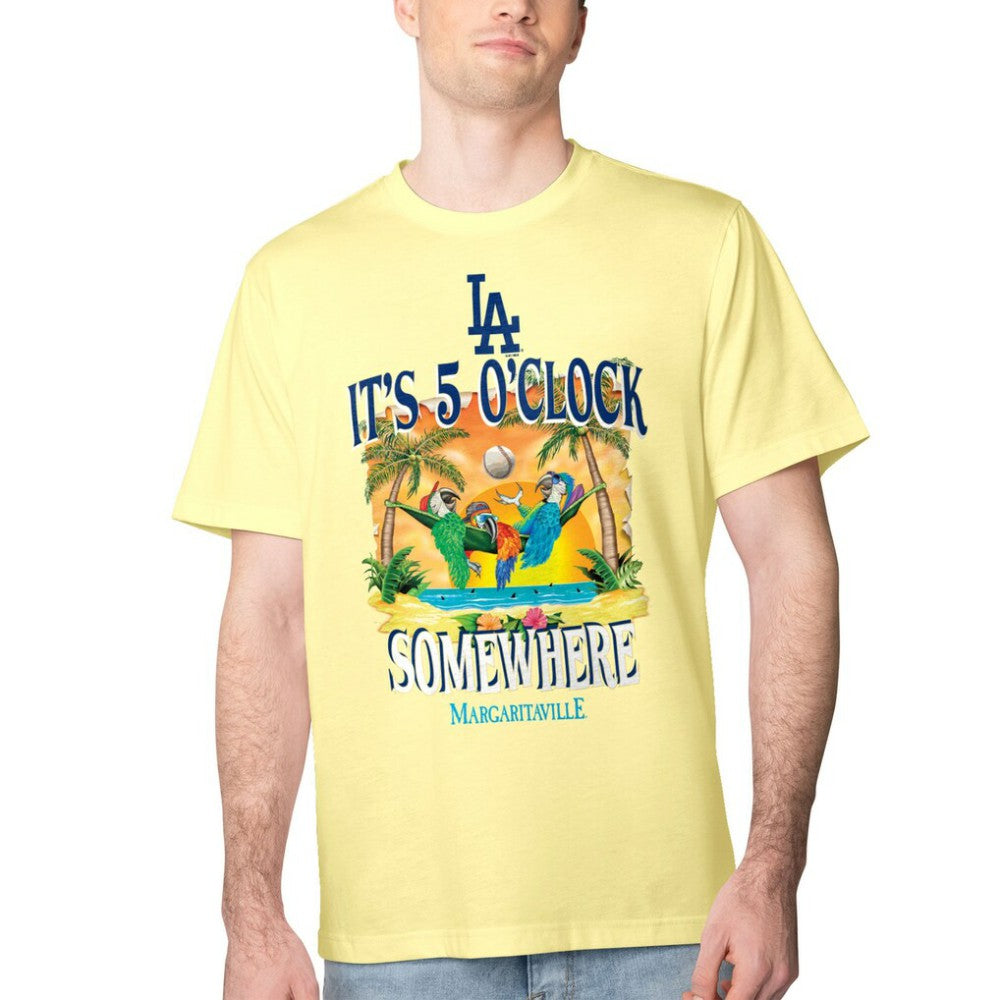 Los Angeles Dodgers Margaritaville Five O'Clock Graphic T-Shirt - MLB