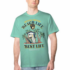 Milwaukee Brewers Margaritaville Beach Hut Graphic T-Shirt - MLB