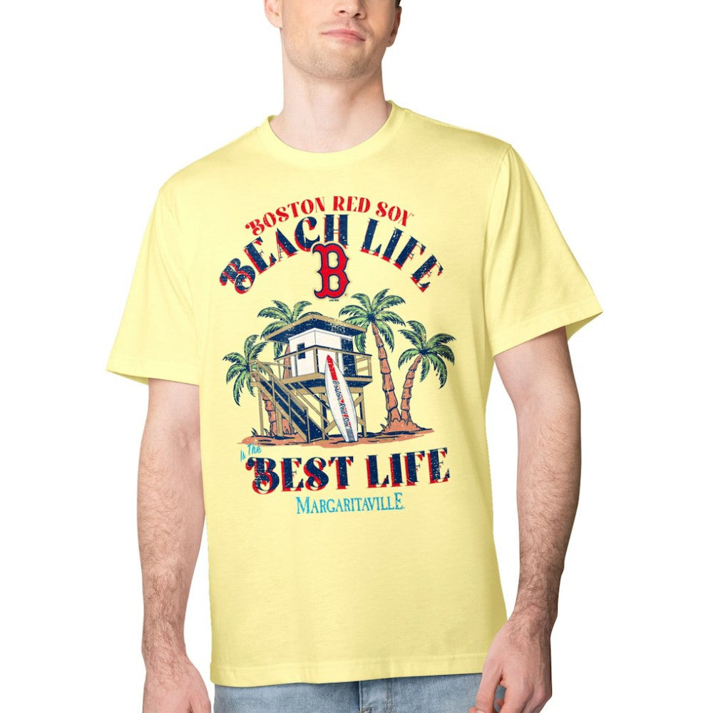 Boston Red Sox Margaritaville Beach Hut Graphic T-Shirt - MLB