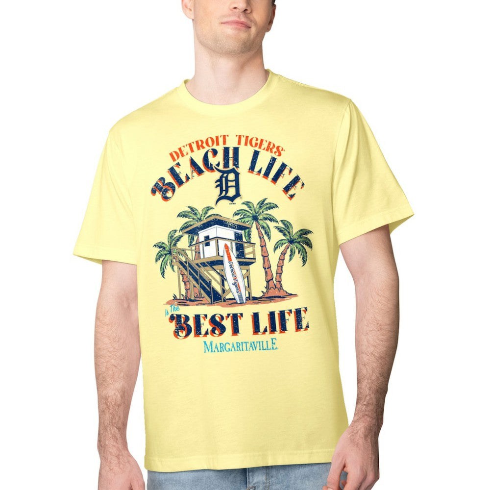 Detroit Tigers Margaritaville Beach Hut Graphic T-Shirt - MLB