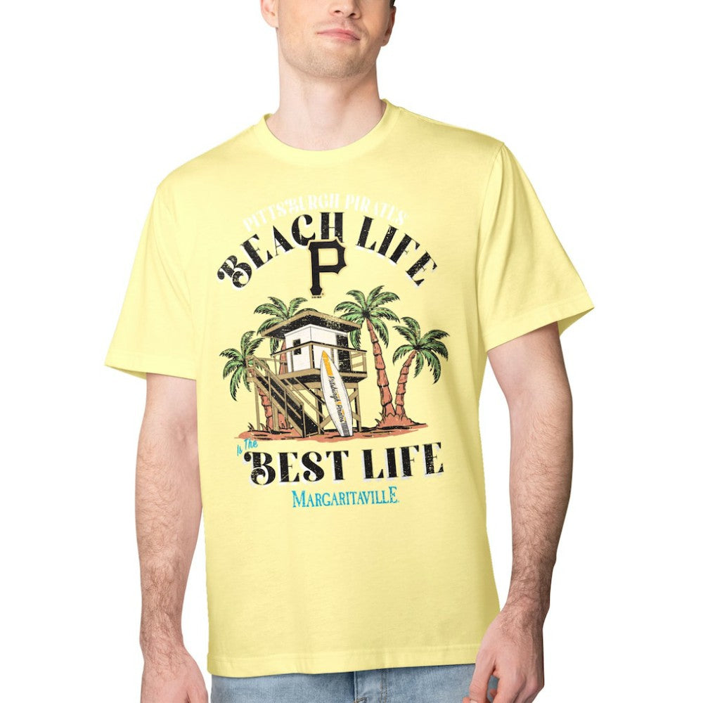Pittsburgh Pirates Margaritaville Beach Hut Graphic T-Shirt - MLB