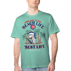 Chicago Cubs Margaritaville Beach Hut Graphic T-Shirt - MLB