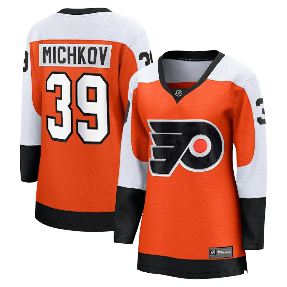 Matvei Michkov Philadelphia Flyers Fanatics Women's Home Breakaway Jersey - Orange - NHL