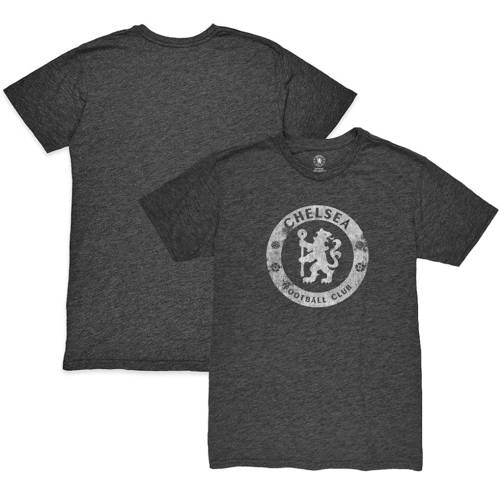 Chelsea 1863FC Mono Badge Vintage Tri-Blend T-Shirt Heather Black - FIFA World CUP