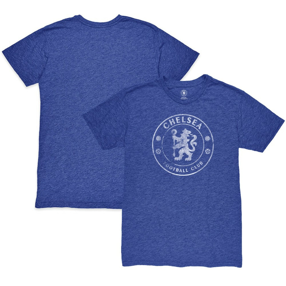 Chelsea 1863FC Mono Badge Vintage Tri-Blend T-Shirt Heather Blue - FIFA World CUP