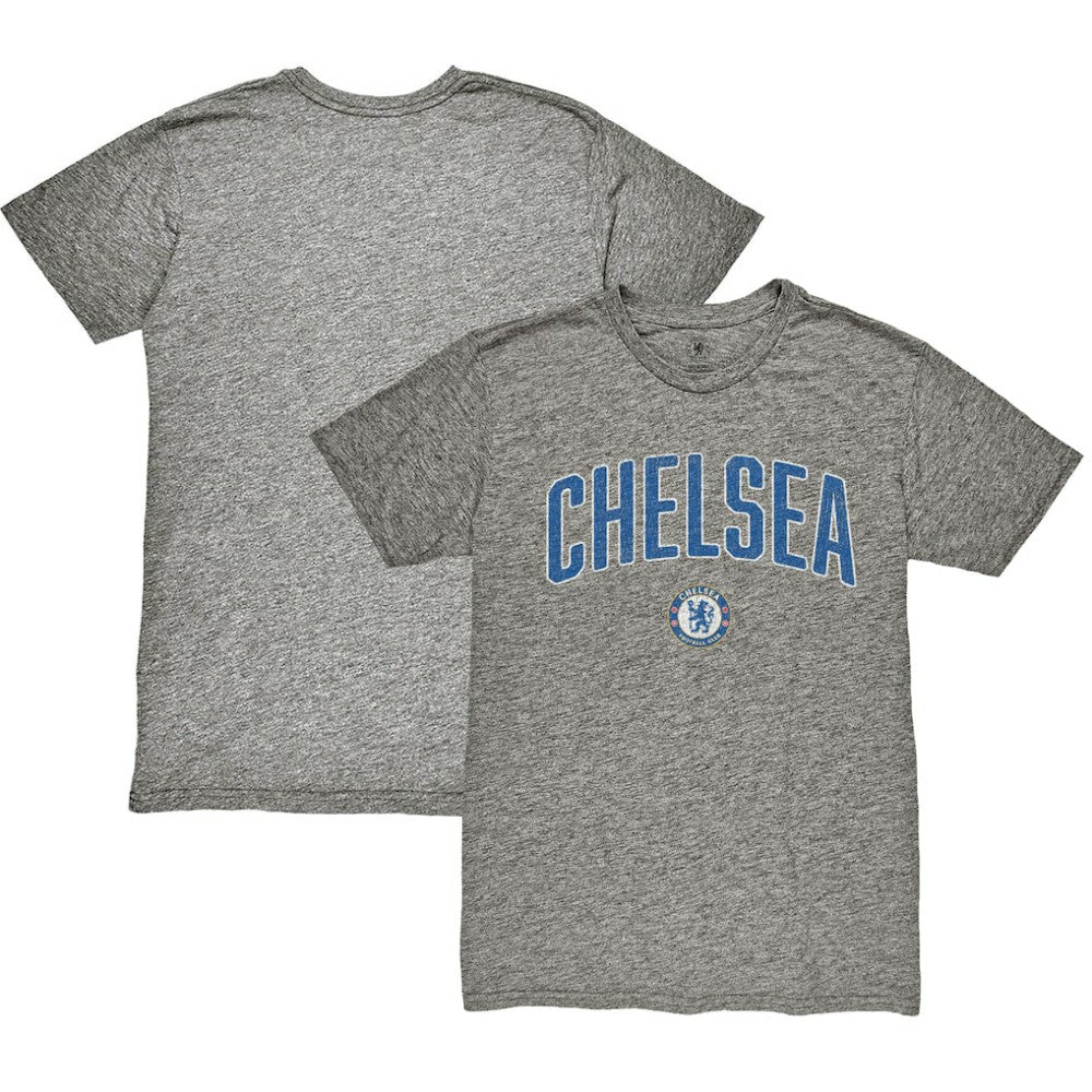 Chelsea 1863FC Wordmark Vintage Tri-Blend T-Shirt Heather Gray - FIFA World CUP