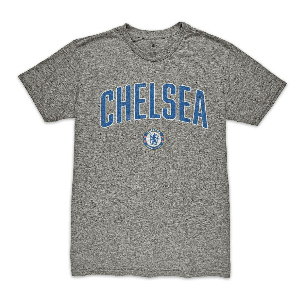 Chelsea 1863FC Wordmark Vintage Tri-Blend T-Shirt Heather Gray - FIFA World CUP