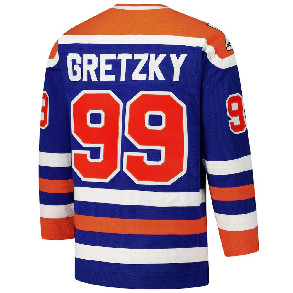 Wayne Gretzky Edmonton Oilers 1979-80 Power Play Jersey - Royal - NHL