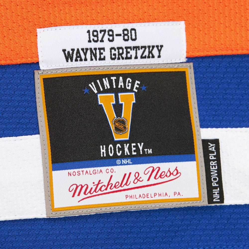 Wayne Gretzky Edmonton Oilers 1979-80 Power Play Jersey - Royal - NHL