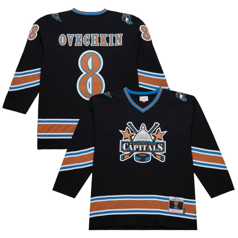 Alexander Ovechkin Washington Capitals Mitchell & Ness 2005/06 Power Play Jersey - Black - NHL