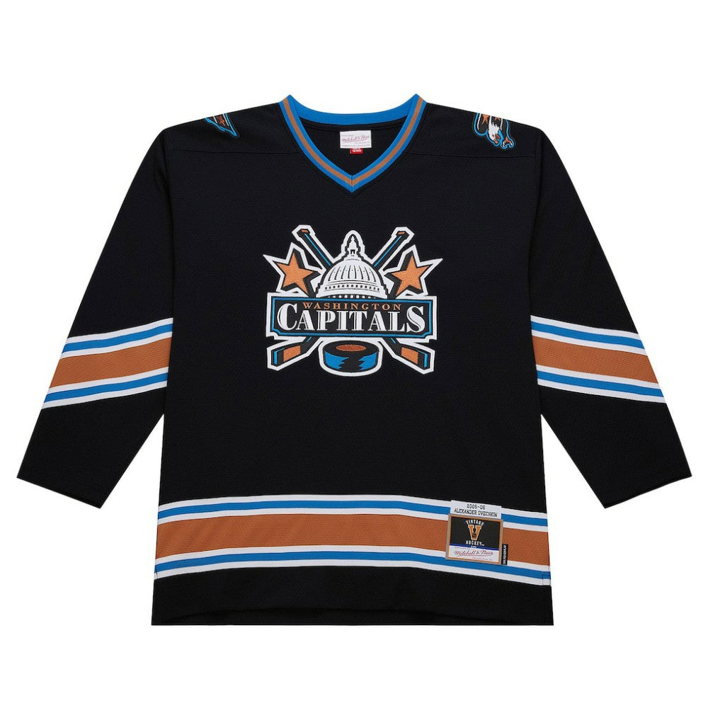Alexander Ovechkin Washington Capitals Mitchell & Ness 2005/06 Power Play Jersey - Black - NHL