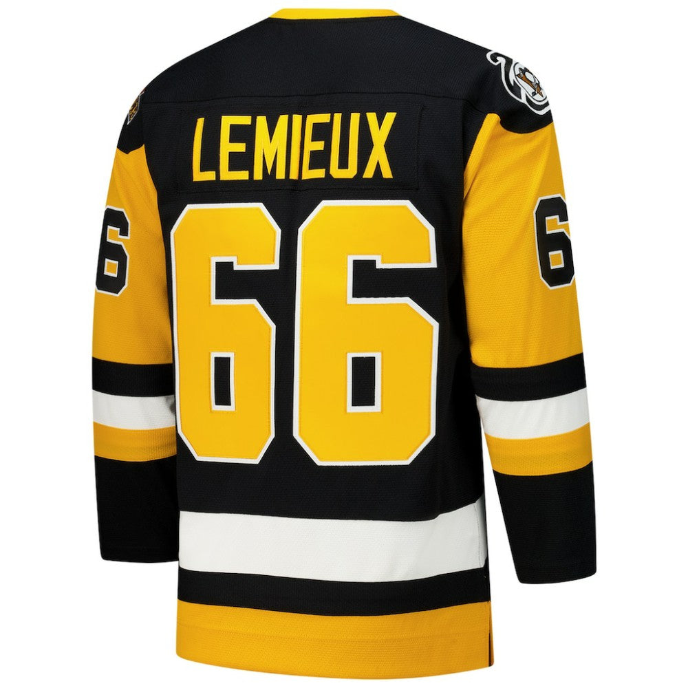 Mario Lemieux Pittsburgh Penguins 1991-92 Power Play Jersey - Black - NHL