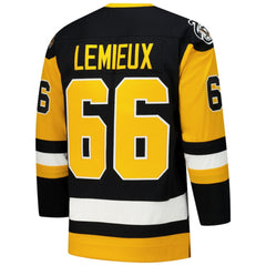 Mario Lemieux Pittsburgh Penguins 1991-92 Power Play Jersey - Black - NHL