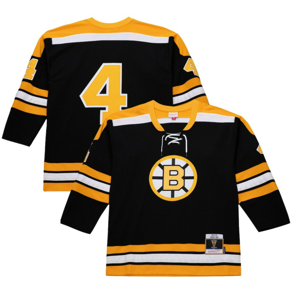 Bobby Orr Boston Bruins 1971-72 Power Play Jersey - Black - NHL