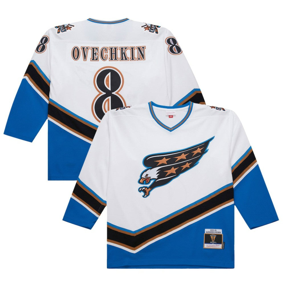 Alexander Ovechkin Washington Capitals Mitchell & Ness 2005/06 Power Play Jersey - White - NHL