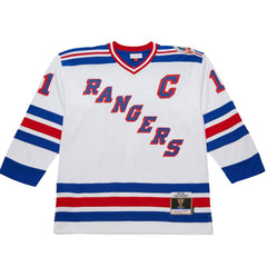 Mark Messier New York Rangers 1993-94 Power Play Jersey - White - NHL