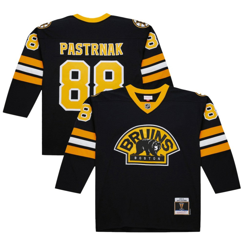 David Pastrnak Boston Bruins 2014-15 Power Play Jersey - Black - NHL