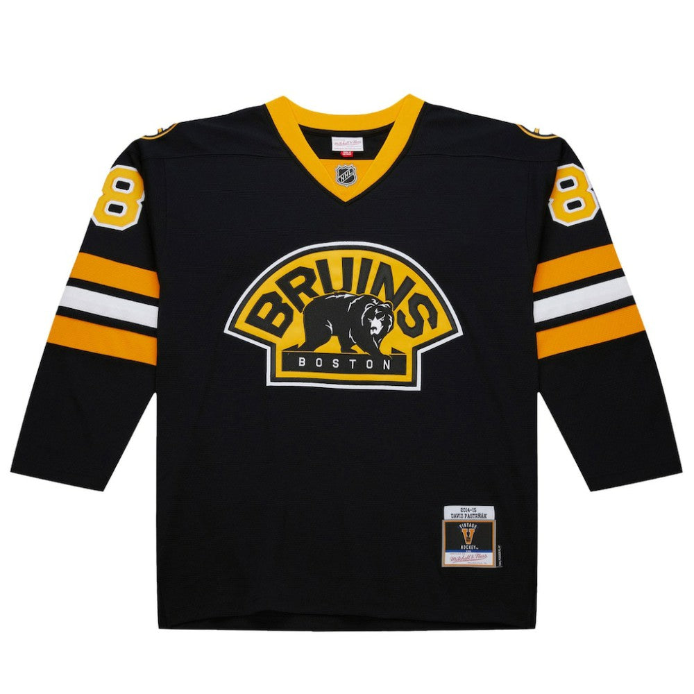 David Pastrnak Boston Bruins 2014-15 Power Play Jersey - Black - NHL