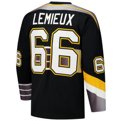 Mario Lemieux Pittsburgh Penguins 1996-97 Power Play Jersey - Black - NHL