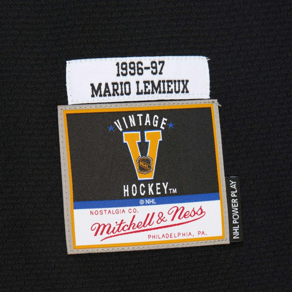 Mario Lemieux Pittsburgh Penguins 1996-97 Power Play Jersey - Black - NHL