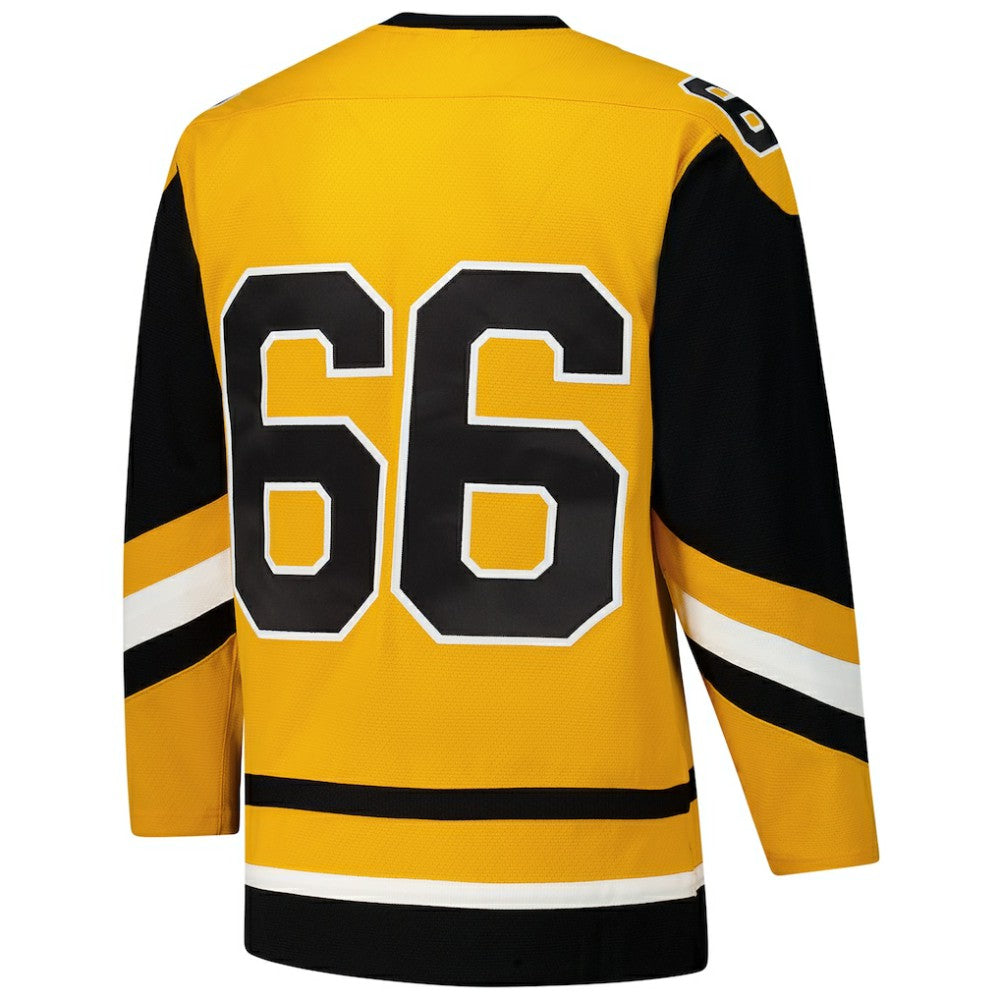 Mario Lemieux Pittsburgh Penguins 1984-85 Power Play Jersey - Gold - NHL