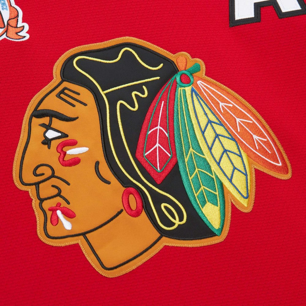 Chris Chelios Chicago Blackhawks 1991-92 Power Play Jersey - Red - NHL
